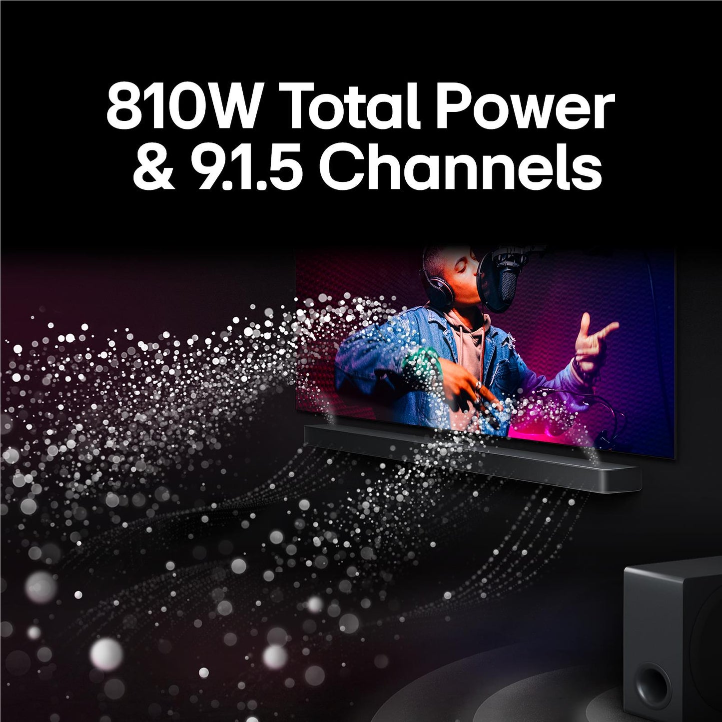 LG S95TR 810W 9.1.5 Channel Soundbar with Dolby Atmos