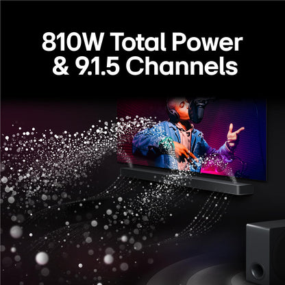 LG S95TR 810W 9.1.5 Channel Soundbar with Dolby Atmos