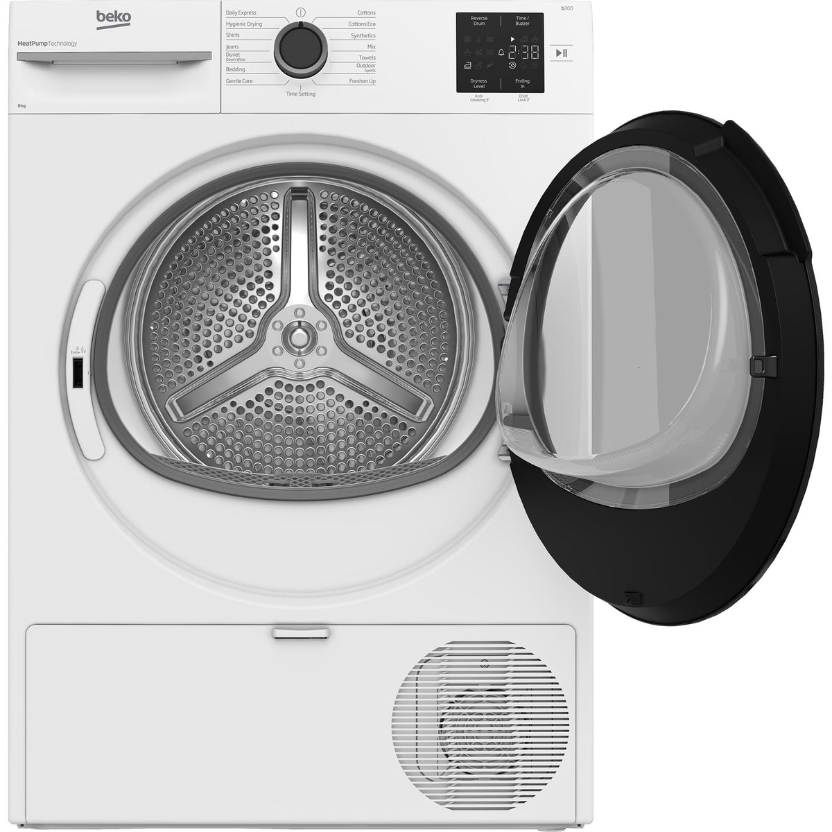 Beko BDPB8010W 8kg Heat Pump Condensor Dryer