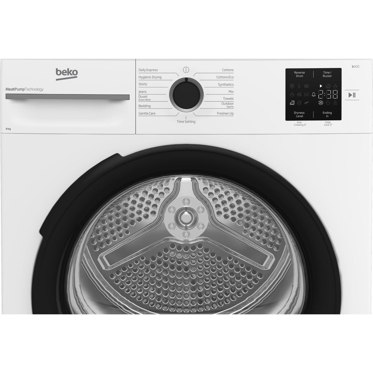 Beko BDPB8010W 8kg Heat Pump Condensor Dryer