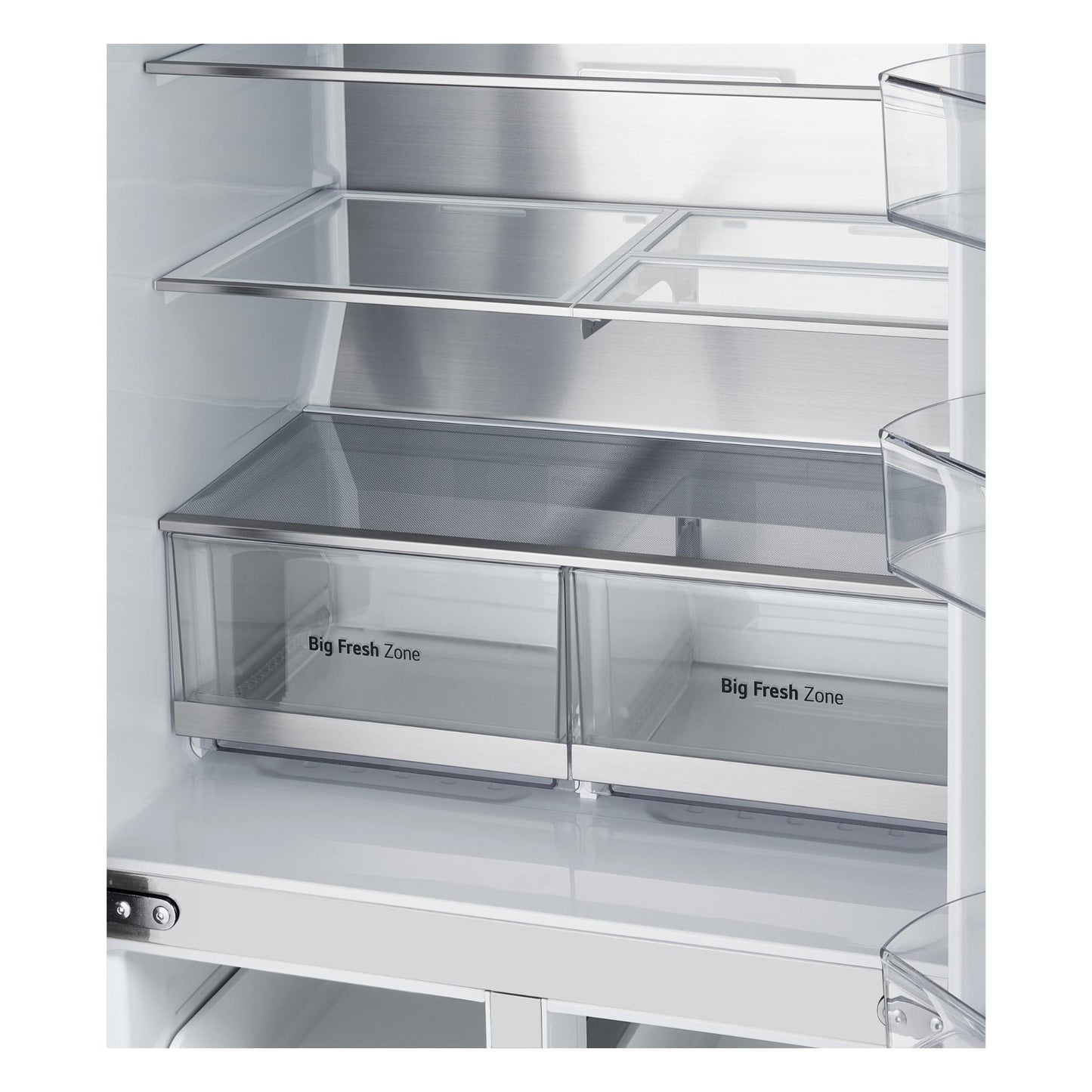 LG GF-L500MWH 506L Slim French Door Fridge (Matte White)
