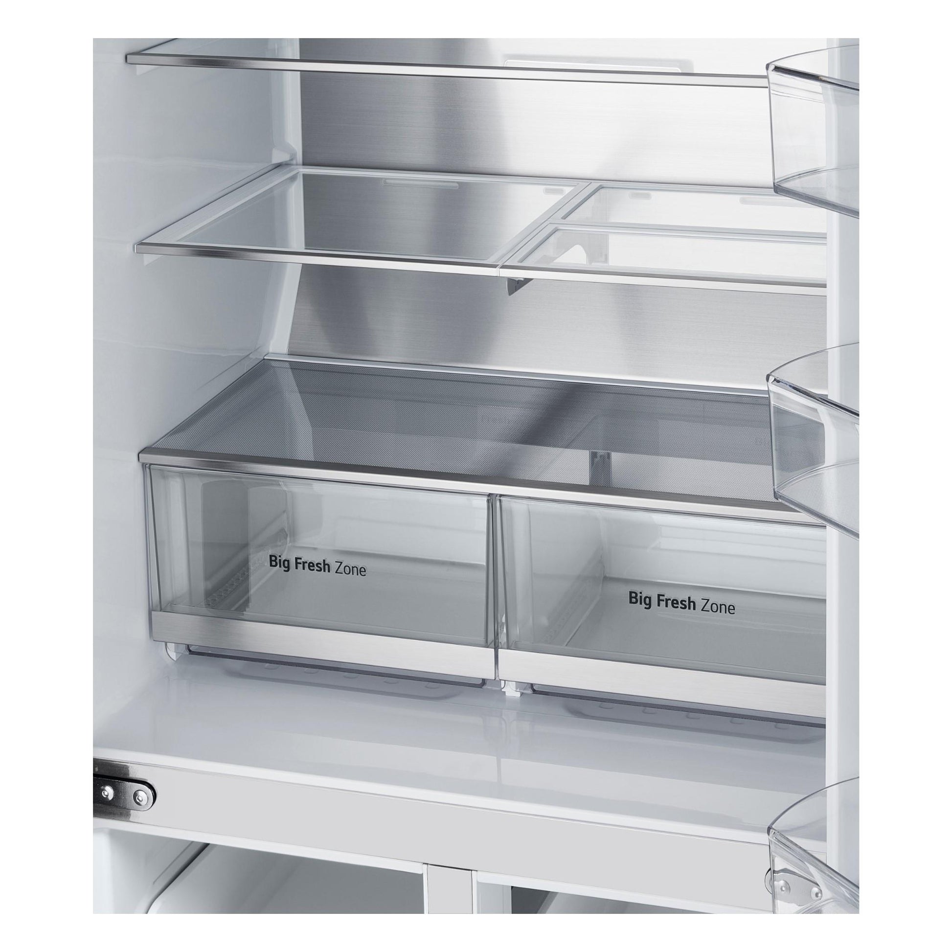 LG GF-L500MWH 506L Slim French Door Fridge (Matte White)