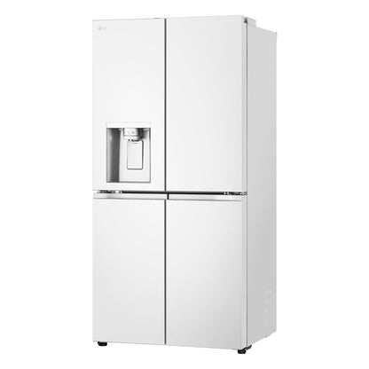 LG GF-L500MWH 506L Slim French Door Fridge (Matte White)