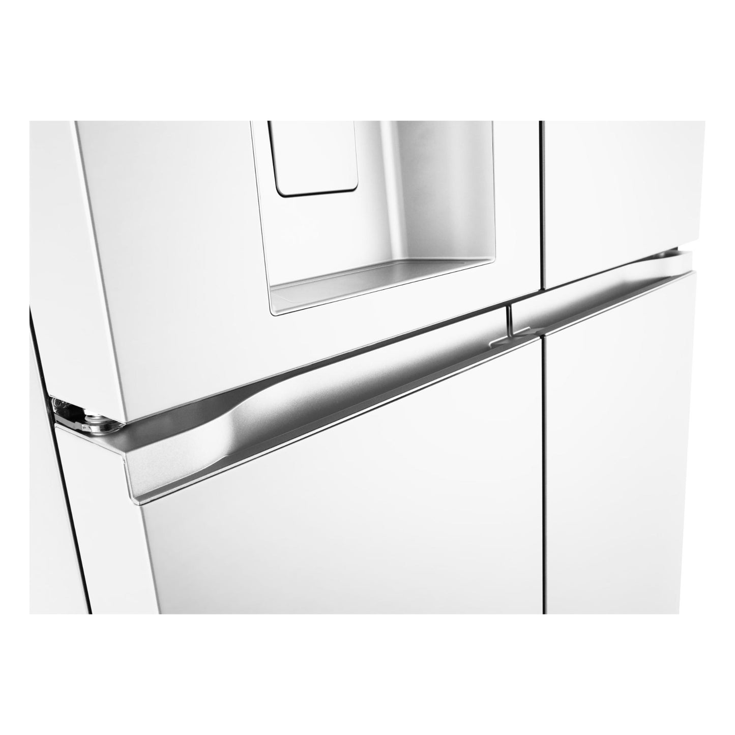 LG GF-L500MWH 506L Slim French Door Fridge (Matte White)