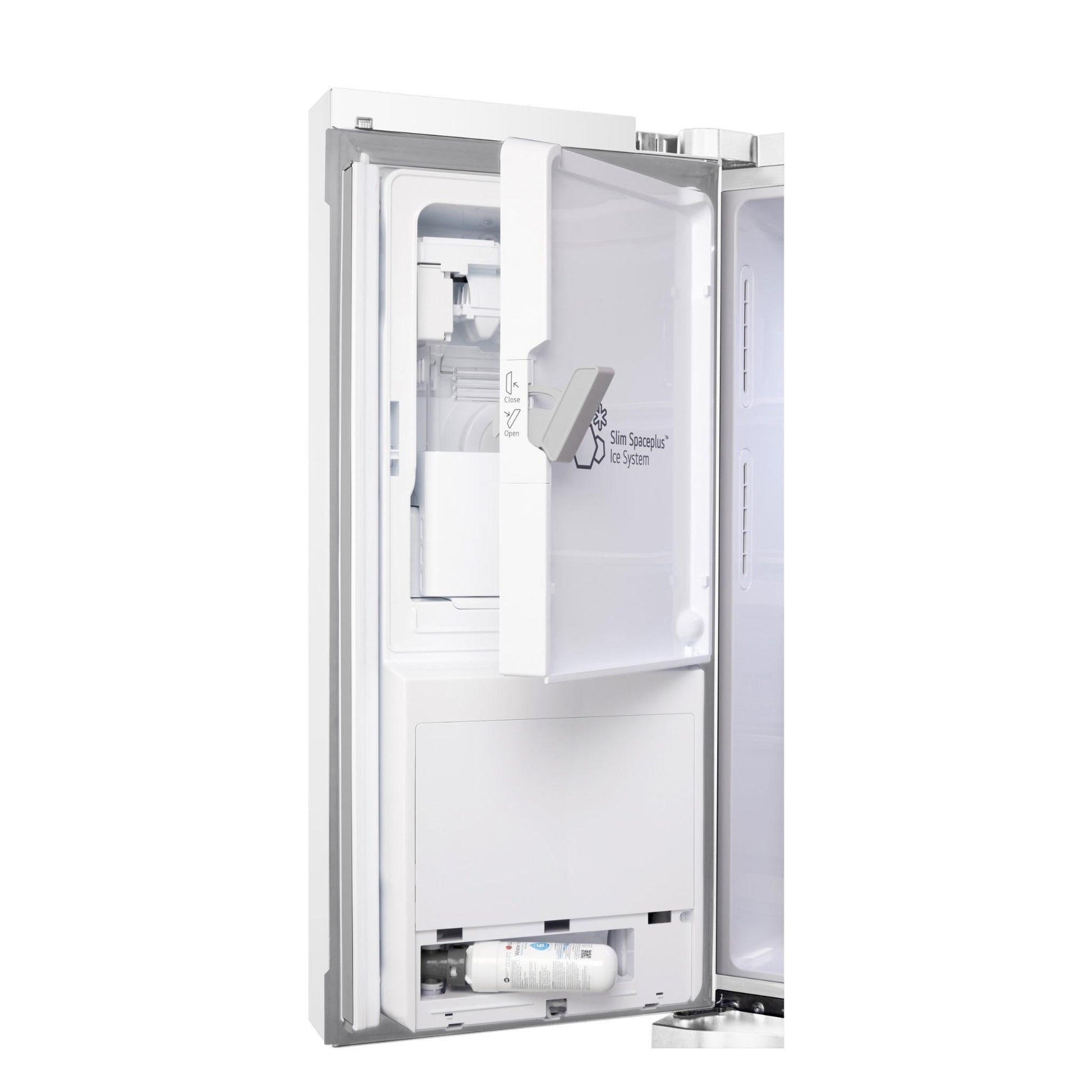 LG GF-L500MWH 506L Slim French Door Fridge (Matte White)