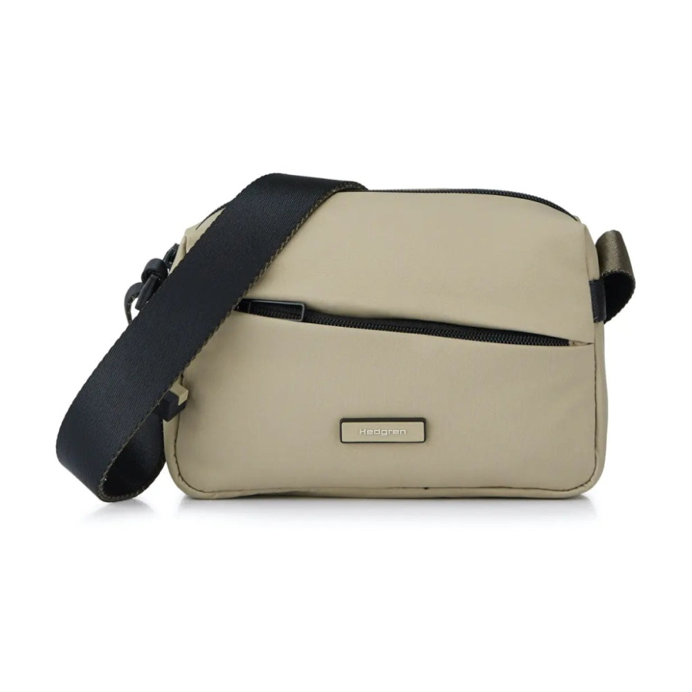 Hedgren NEUTRON Womens Small Crossbody Bag Water/Dust Repellent Comet Beige