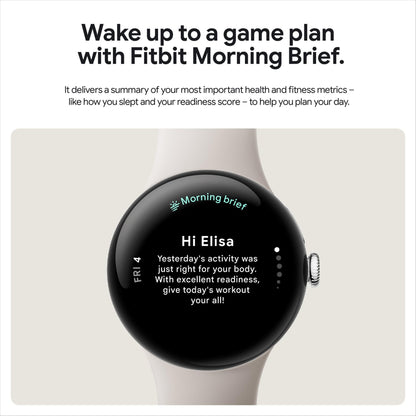 Google Pixel Watch 3 Wi-Fi 41mm ( Matte Black with Obsidian Active Band)