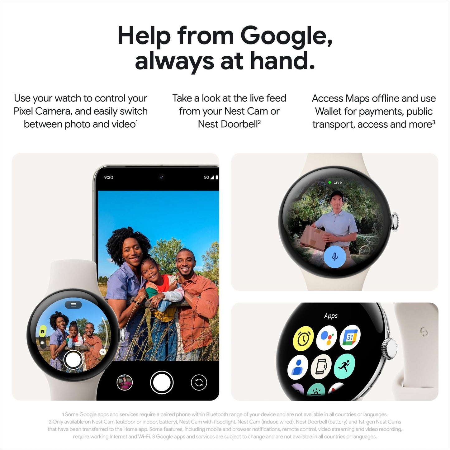 Google Pixel Watch 3 Wi-Fi 41mm ( Matte Black with Obsidian Active Band)