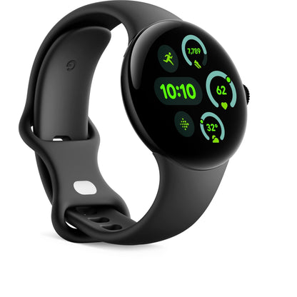 Google Pixel Watch 3 Wi-Fi 41mm ( Matte Black with Obsidian Active Band)