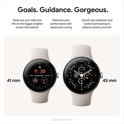 Google Pixel Watch 3 Wi-Fi 41mm ( Matte Black with Obsidian Active Band)