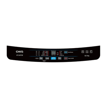 CHiQ WTL64FDB 6.5kg Top Load Washer (Black)