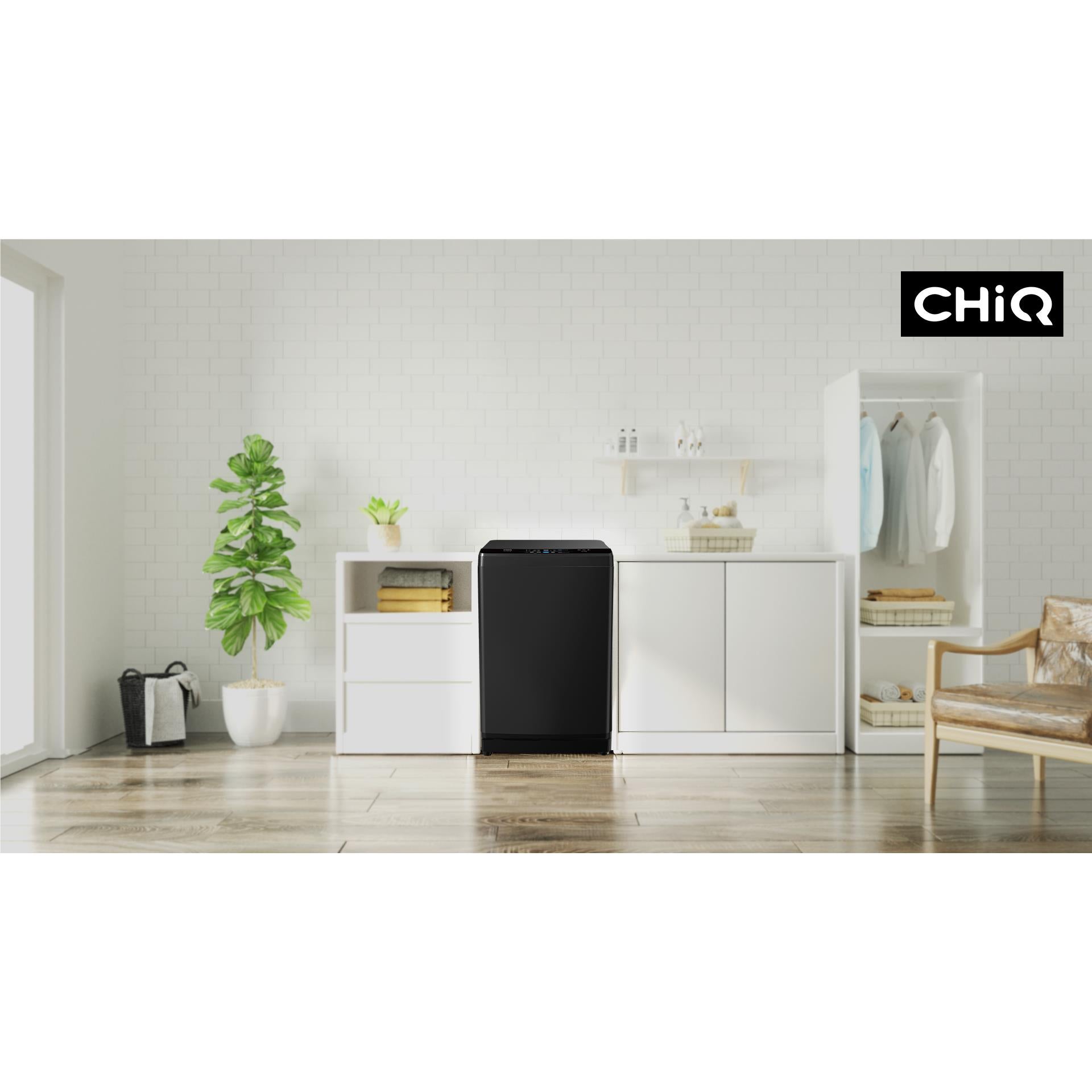 CHiQ WTL64FDB 6.5kg Top Load Washer (Black)