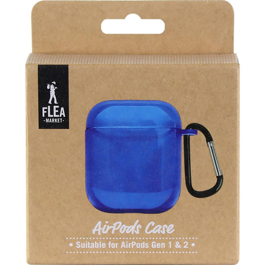 Flea Market Case for AirPods Gen 1 & 2 (Electric Blue)