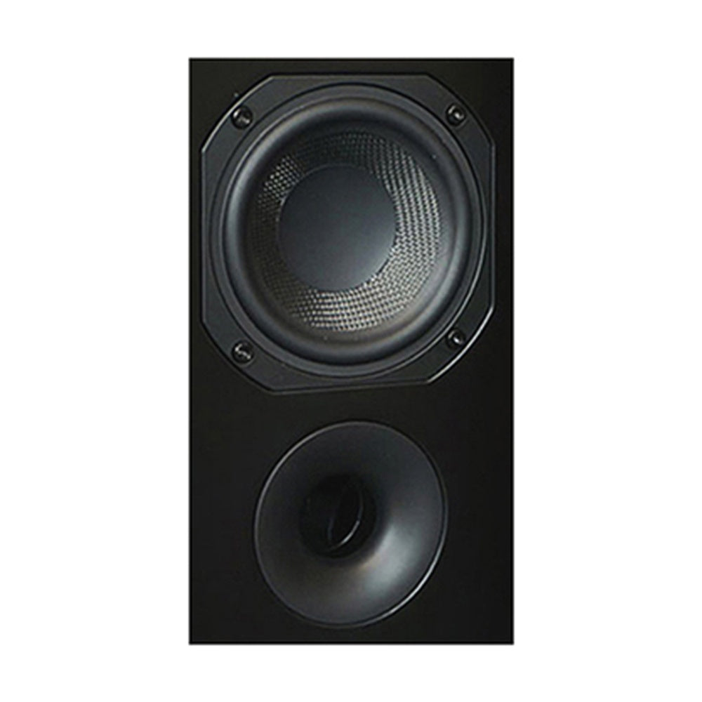Scansonic HD 2-Pieces L Series On-Wall Home Speakers 120W (Walnut)