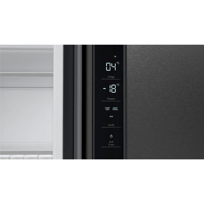 Bosch Series 6 605L French Door Fridge (Black)