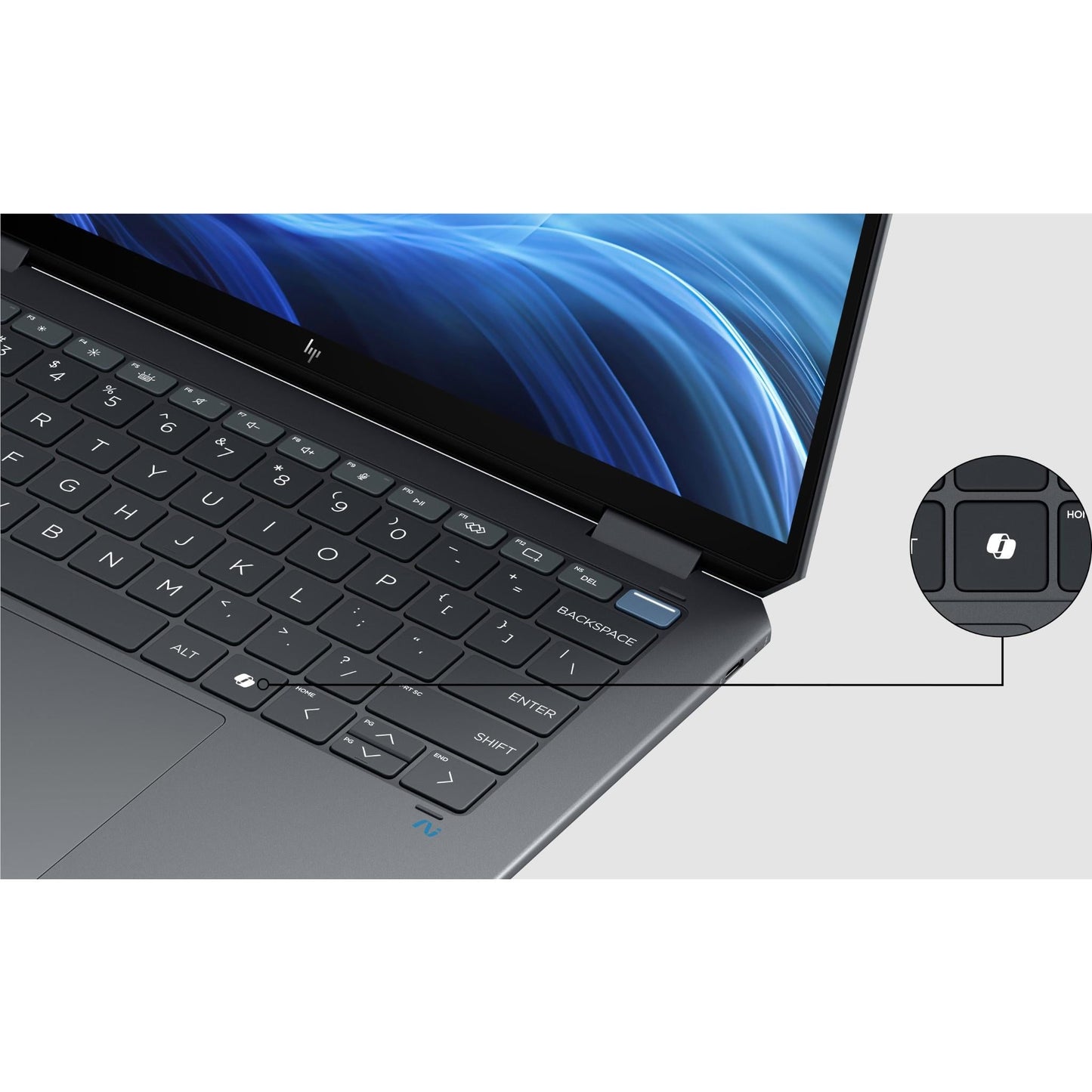 HP OmniBook Ultra Flip 14" OLED Copilot+ AI PC Laptop (Intel® Core™ Ultra 7-256V / 16GB)
