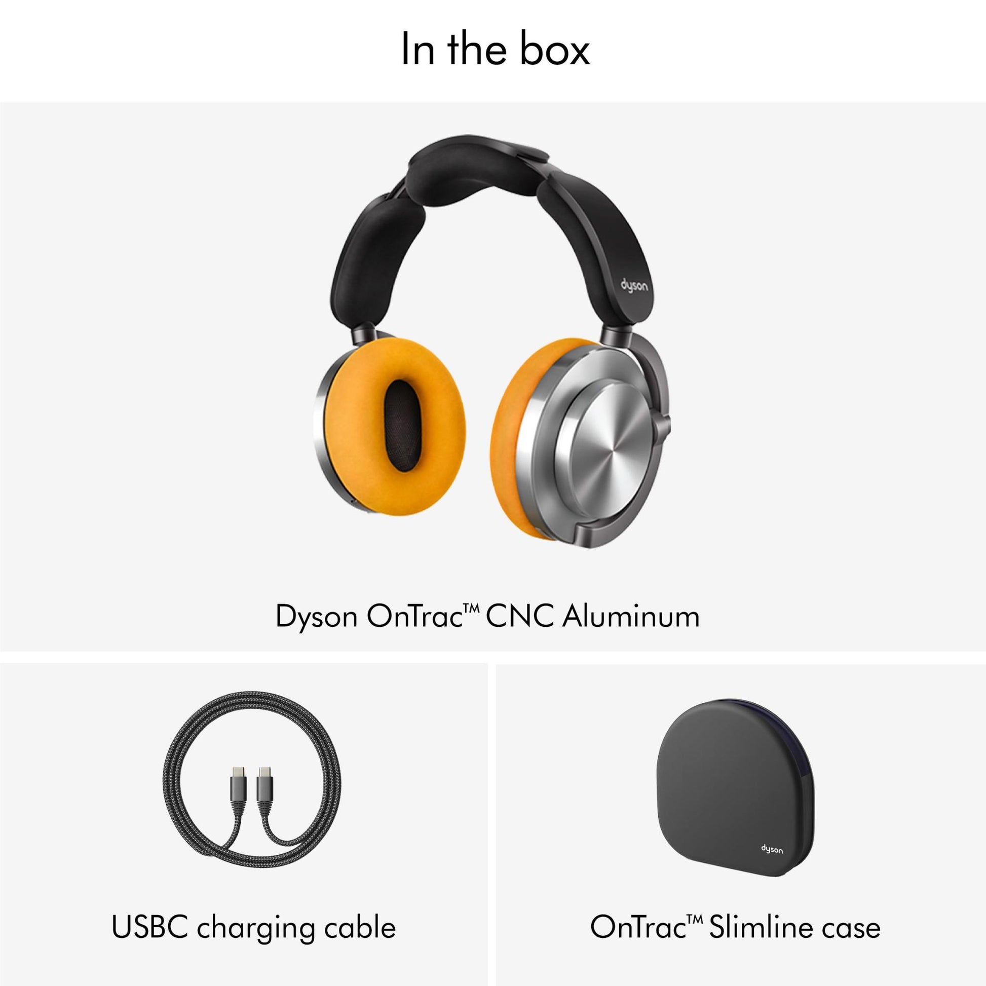Dyson OnTrac ANC Over-Ear Wireless Headphones (CNC Aluminium)