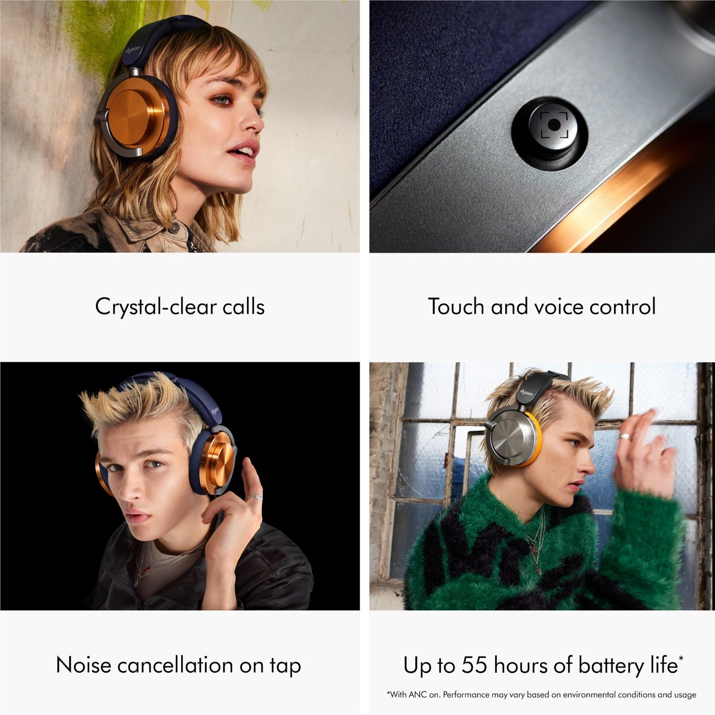 Dyson OnTrac ANC Over-Ear Wireless Headphones (CNC Aluminium)