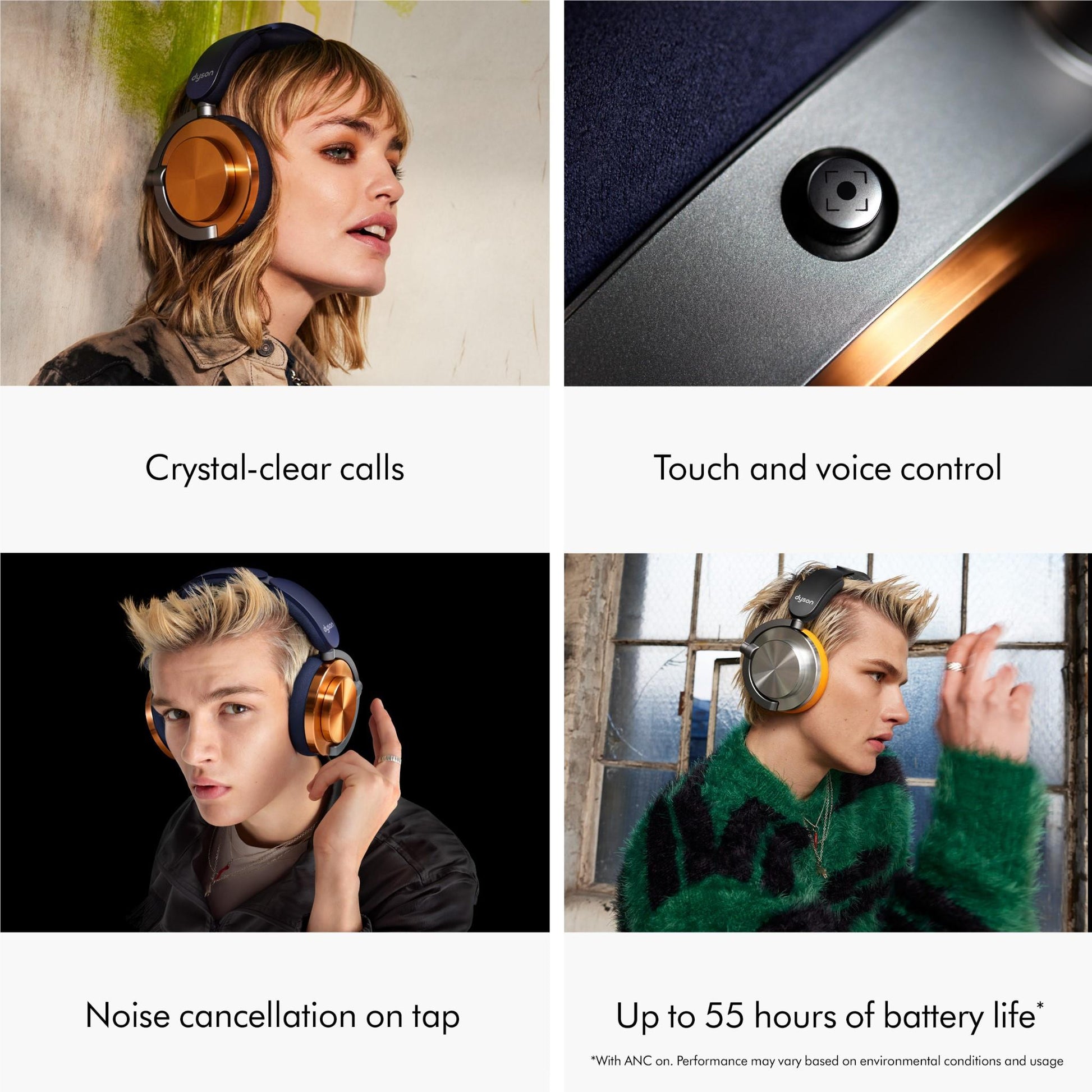 Dyson OnTrac ANC Over-Ear Wireless Headphones (CNC Aluminium)