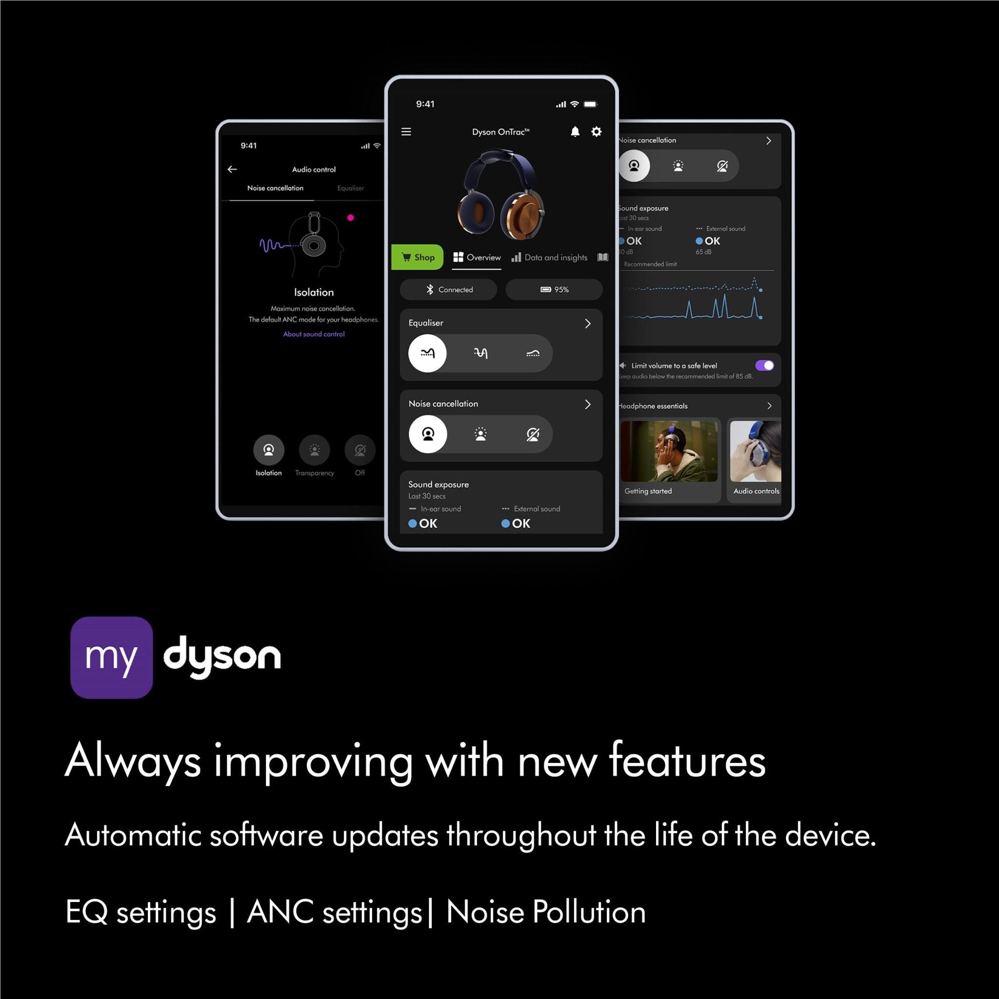 Dyson OnTrac ANC Over-Ear Wireless Headphones (CNC Aluminium)