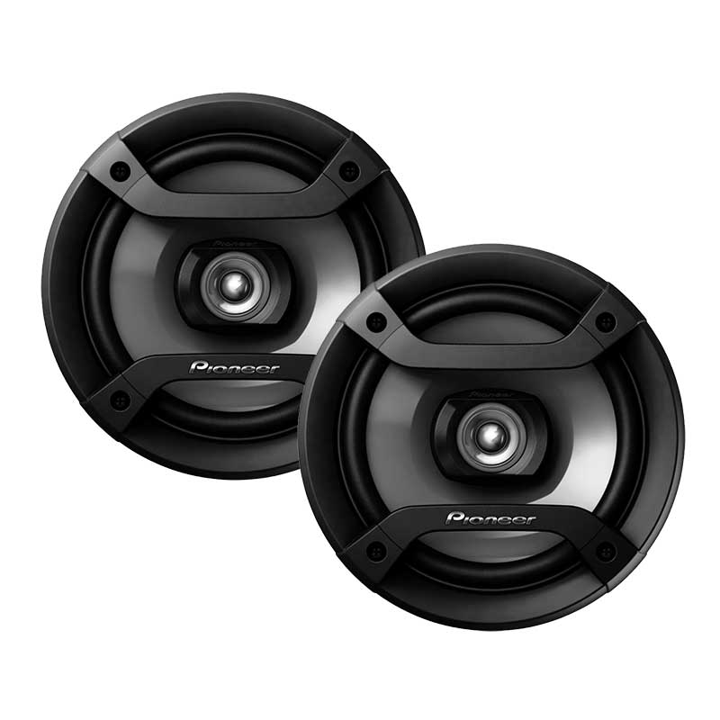 Pioneer TSF1634R F Series 6.5" 200W 2-Way Coaxial Car Speakers with IMPP Cone and Shallow Mounting (Pair)