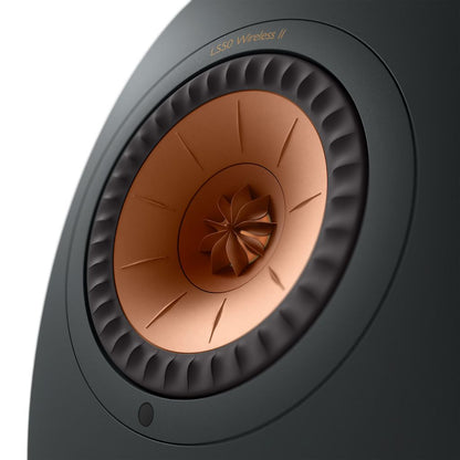 KEF LS50 II Wireless HiFi Speakers Pair (Carbon Black)