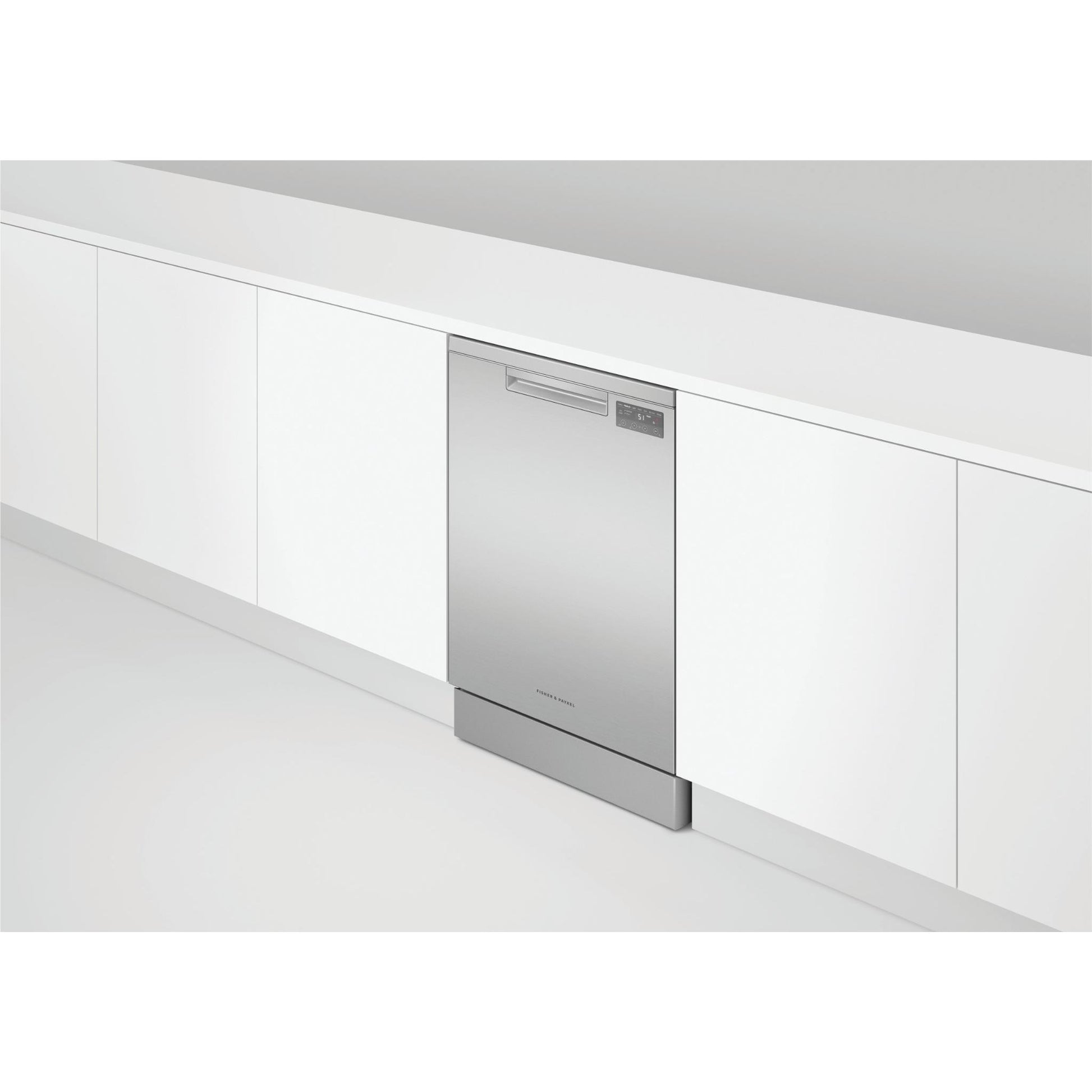 Fisher & Paykel DW60FC1X3 15-Place Setting Freestanding Dishwasher (Stainless Steel)