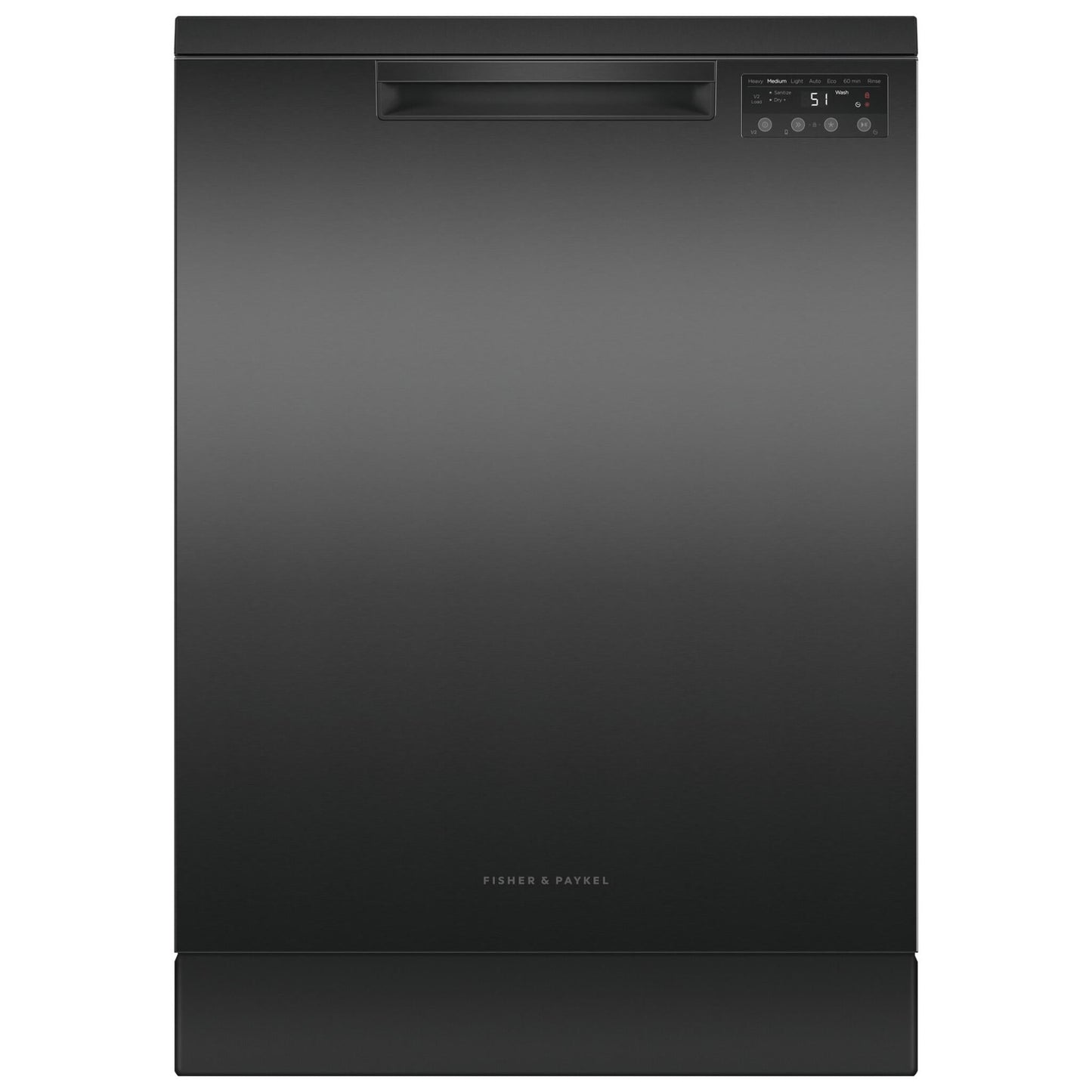Fisher & Paykel DW60FC1B2 15-Place Setting Freestanding Dishwasher (Black Stainless Steel)