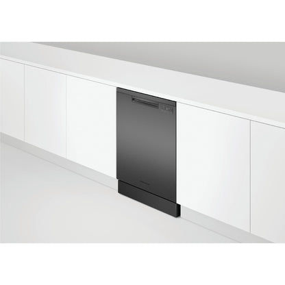 Fisher & Paykel DW60FC1B2 15-Place Setting Freestanding Dishwasher (Black Stainless Steel)