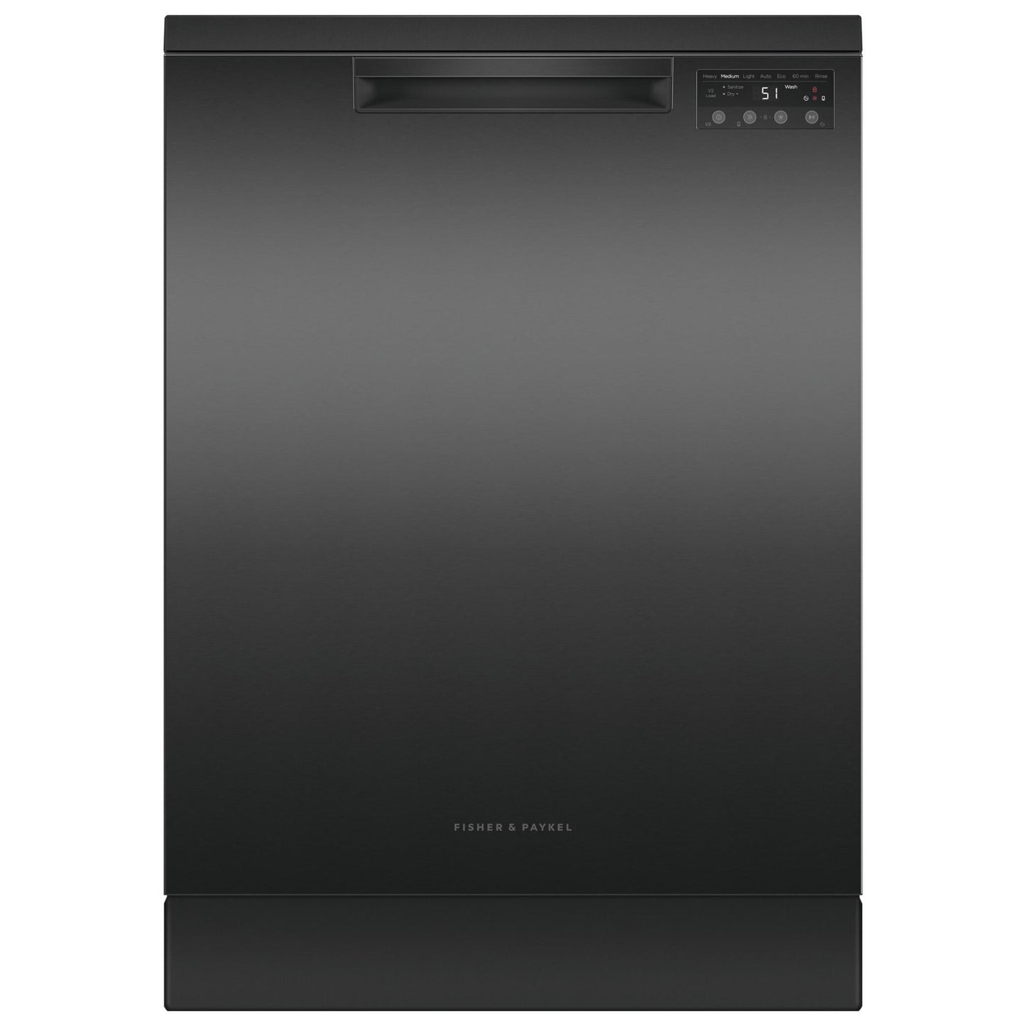 Fisher & Paykel DW60FC2B2 15-Place Setting Freestanding Dishwasher (Black Stainless Steel)