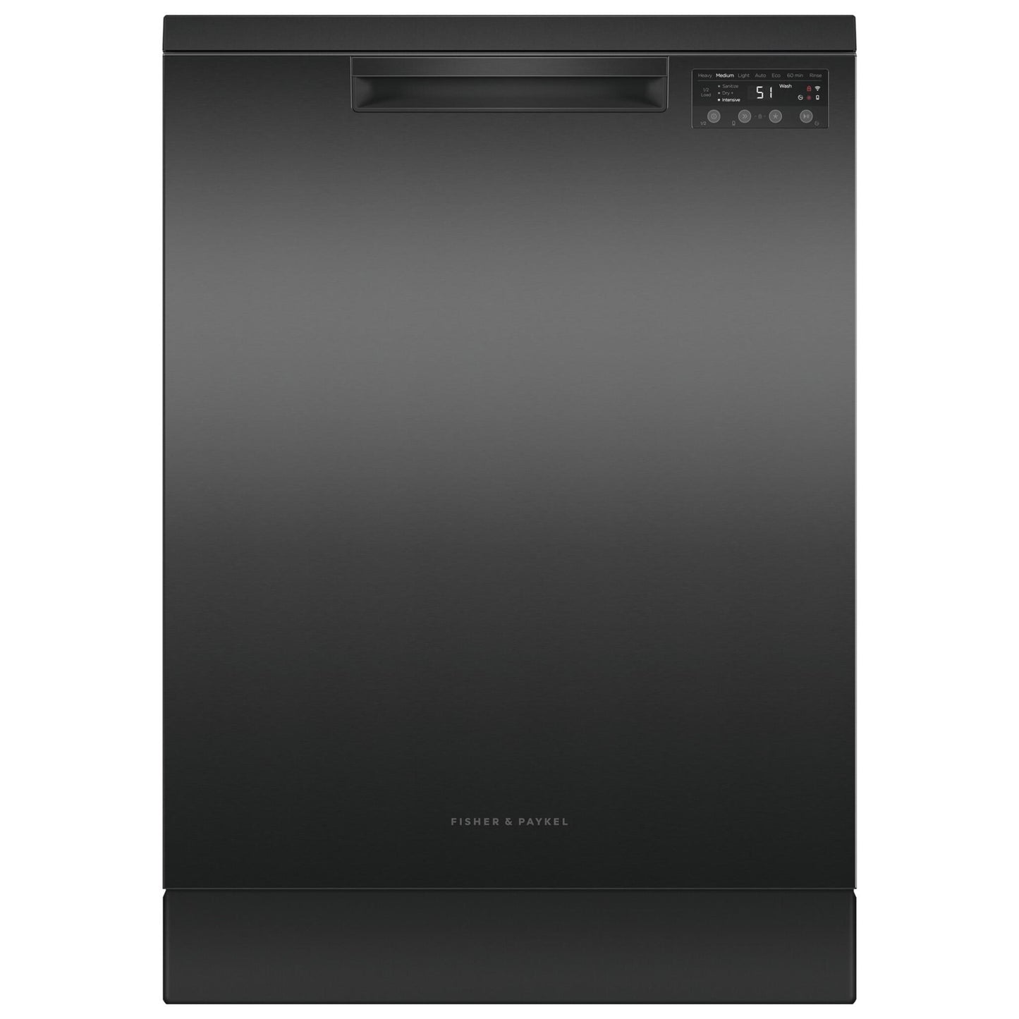 Fisher & Paykel DW60FC4B2 15-Place Setting Freestanding Dishwasher (Black Stainless Steel)