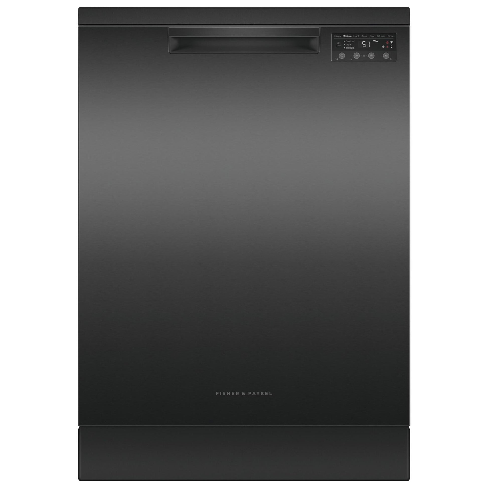 Fisher & Paykel DW60FC4B2 15-Place Setting Freestanding Dishwasher (Black Stainless Steel)