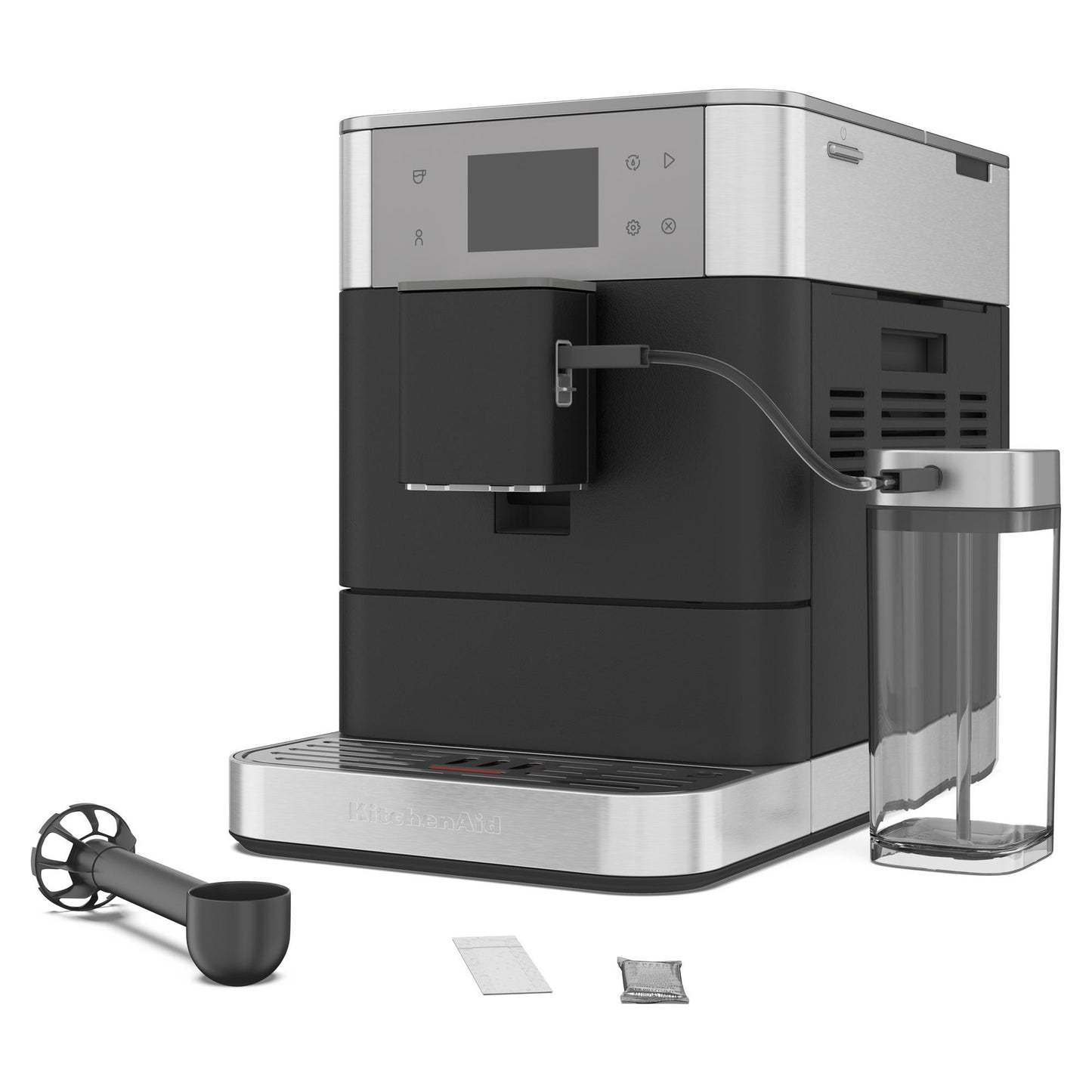 KitchenAid KF7 Fully Automatic Espresso Machine with Milk Container (Cast Iron)