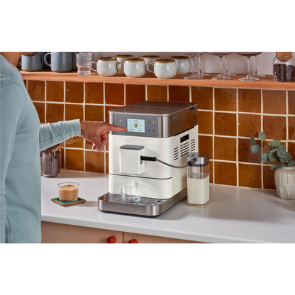 KitchenAid KF7 Fully Automatic Espresso Machine with Milk Container (Porcelain)