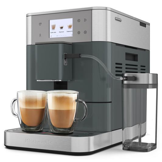 KitchenAid KF7 Fully Automatic Espresso Machine with Milk Container (Juniper)