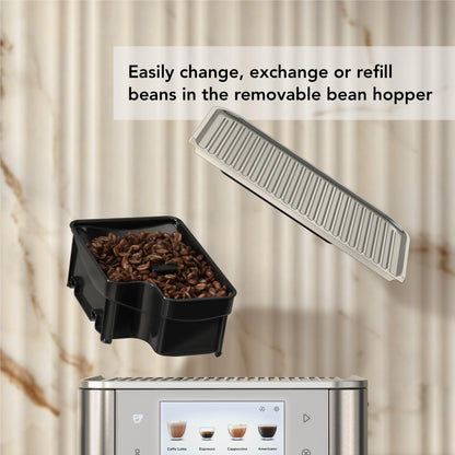 KitchenAid KF8 Fully Automatic Espresso Machine with Milk Container (Porcelain)
