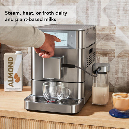 KitchenAid KF8 Fully Automatic Espresso Machine with Milk Container (Steel)