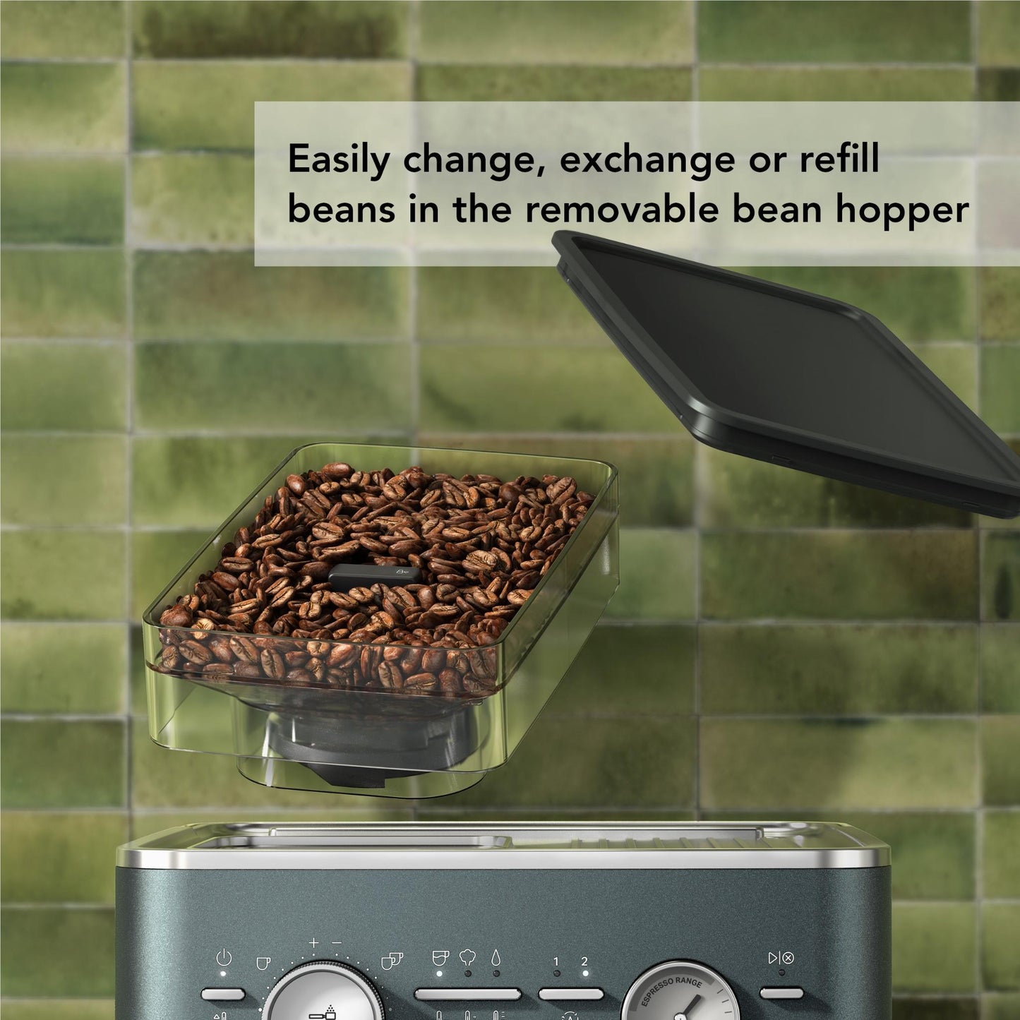 KitchenAid KES6551 Semi Automatic Espresso Machine with Burr Grinder (Juniper)