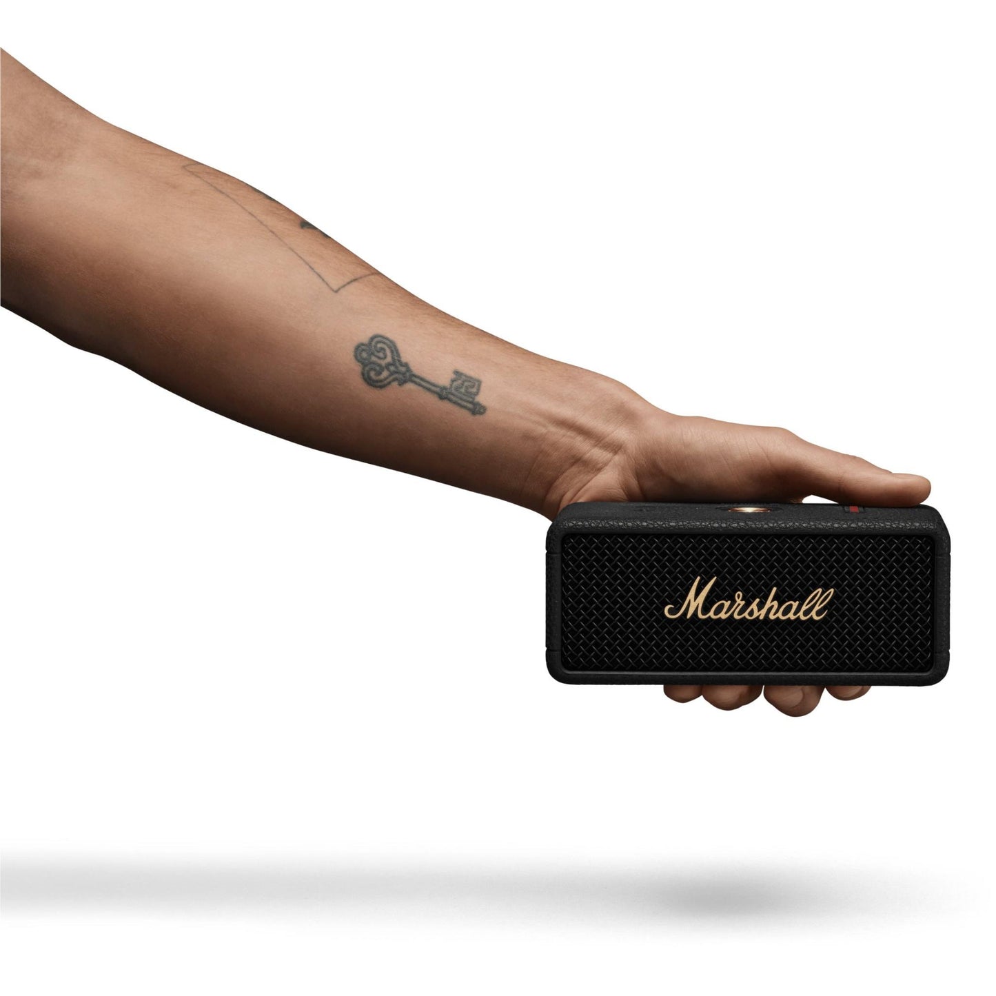 Marshall Emberton III Portable Bluetooth Speaker (Black & Brass)