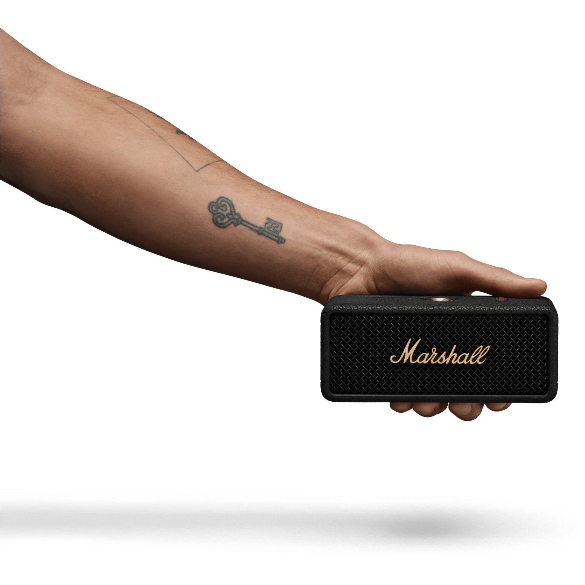 Marshall Emberton III Portable Bluetooth Speaker (Black & Brass)