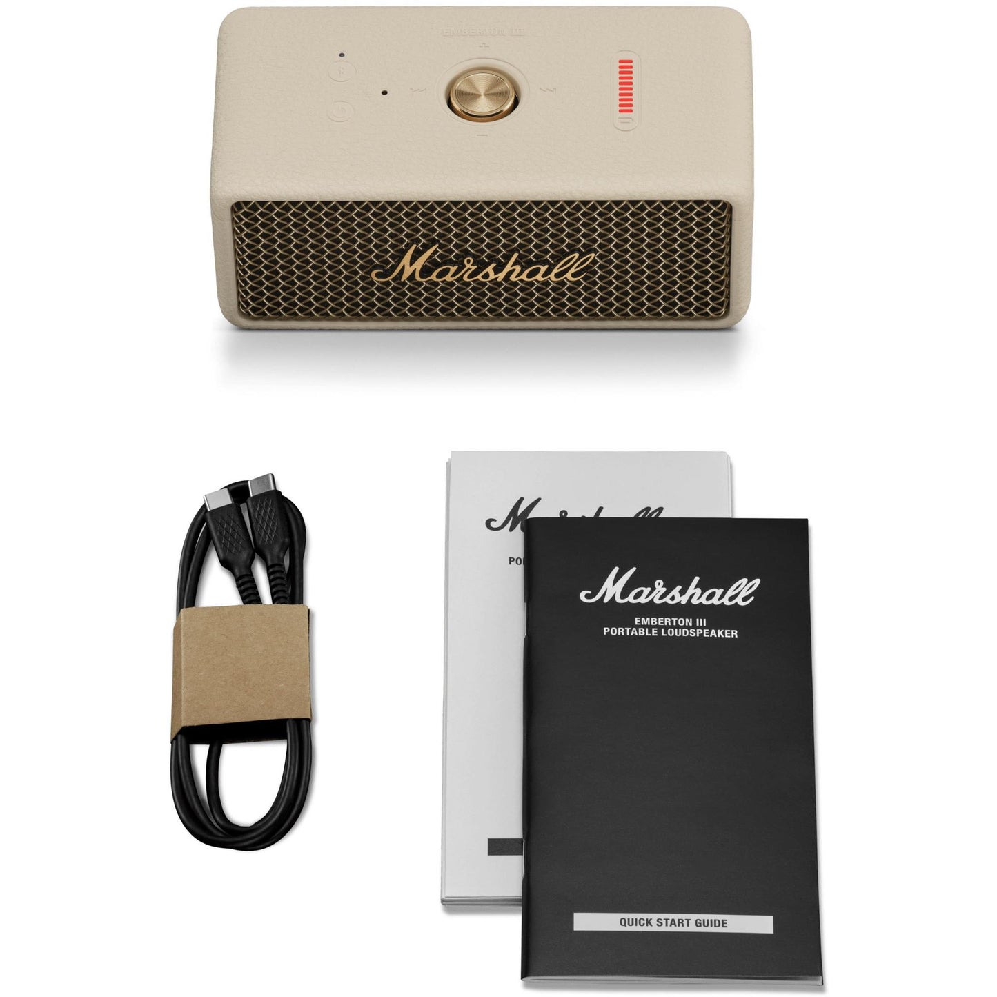 Marshall Emberton III Portable Bluetooth Speaker (Cream)
