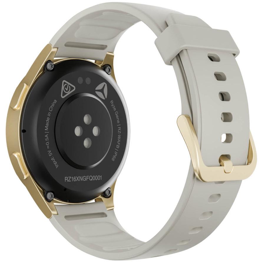Ryze Gene Smart Watch (Slate Grey with Pink Band)