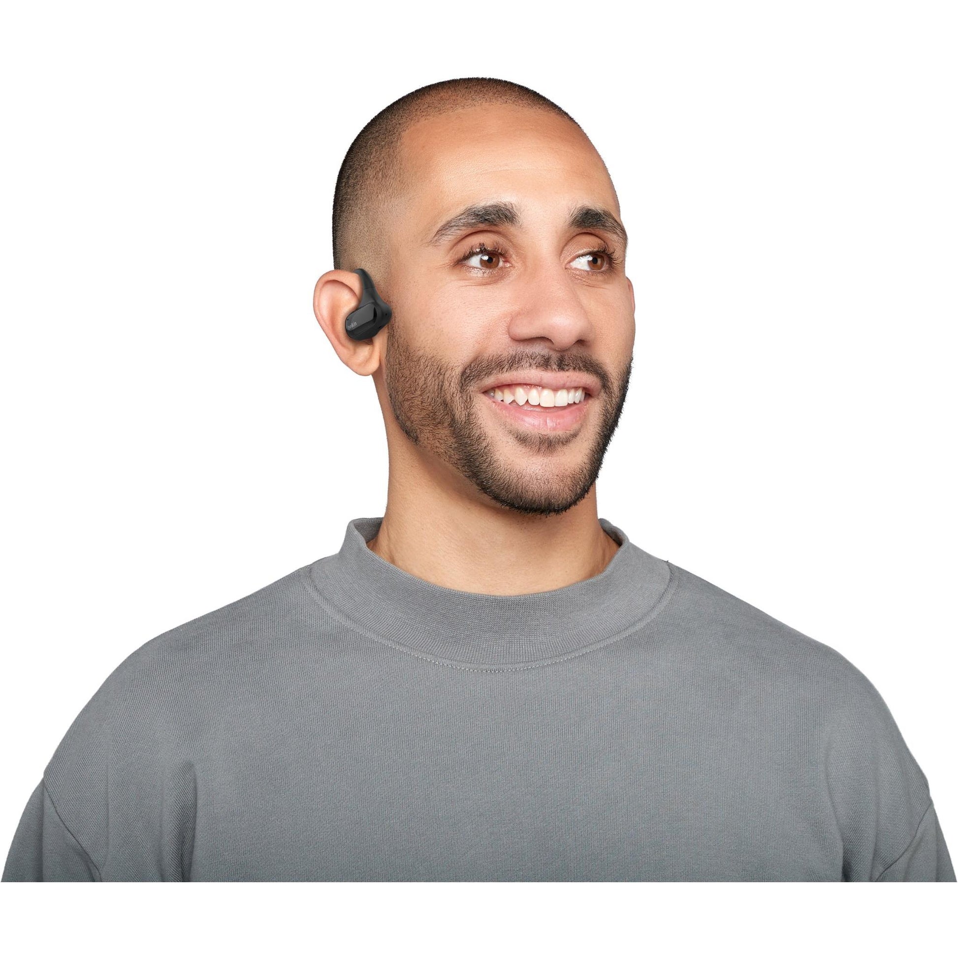 Belkin SoundForm ClearFit Open Ear True Wireless Headphones (Black)