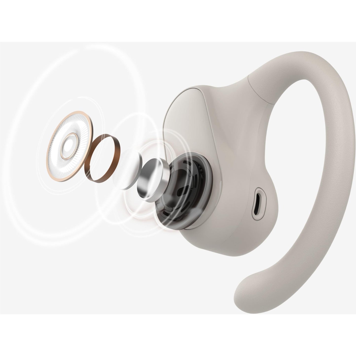 Belkin SoundForm ClearFit Open Ear True Wireless Headphones (Sand)