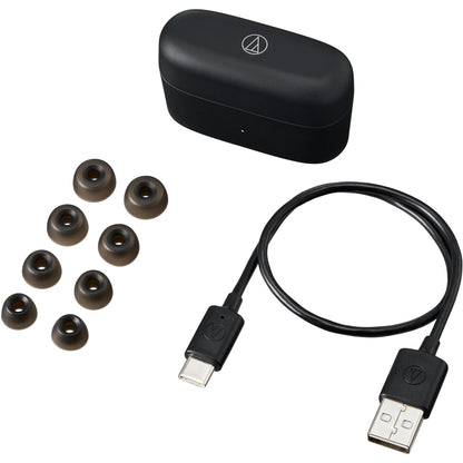 Audio-Technica ATH-CKS30TW TWS Noise Cancelling In-Ear Headphones (Black)