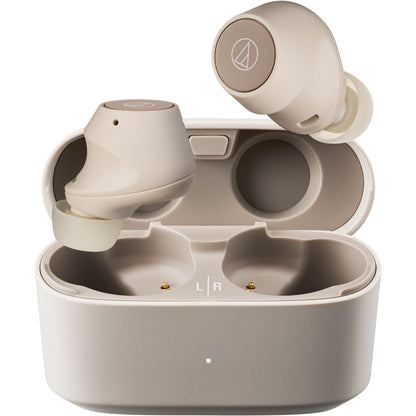 Audio-Technica ATH-CKS30TW TWS Noise Cancelling In-Ear Headphones (Beige)