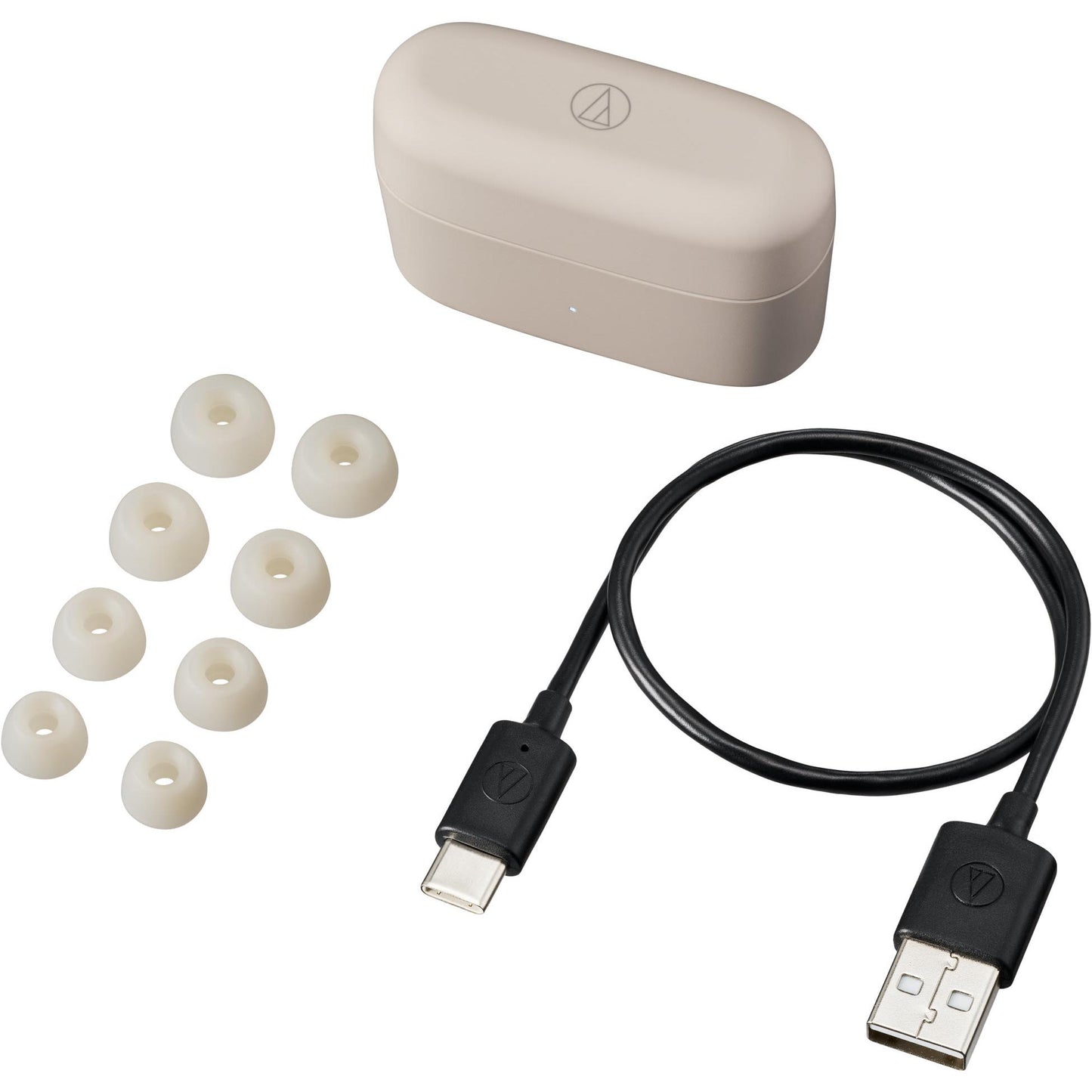 Audio-Technica ATH-CKS30TW TWS Noise Cancelling In-Ear Headphones (Beige)