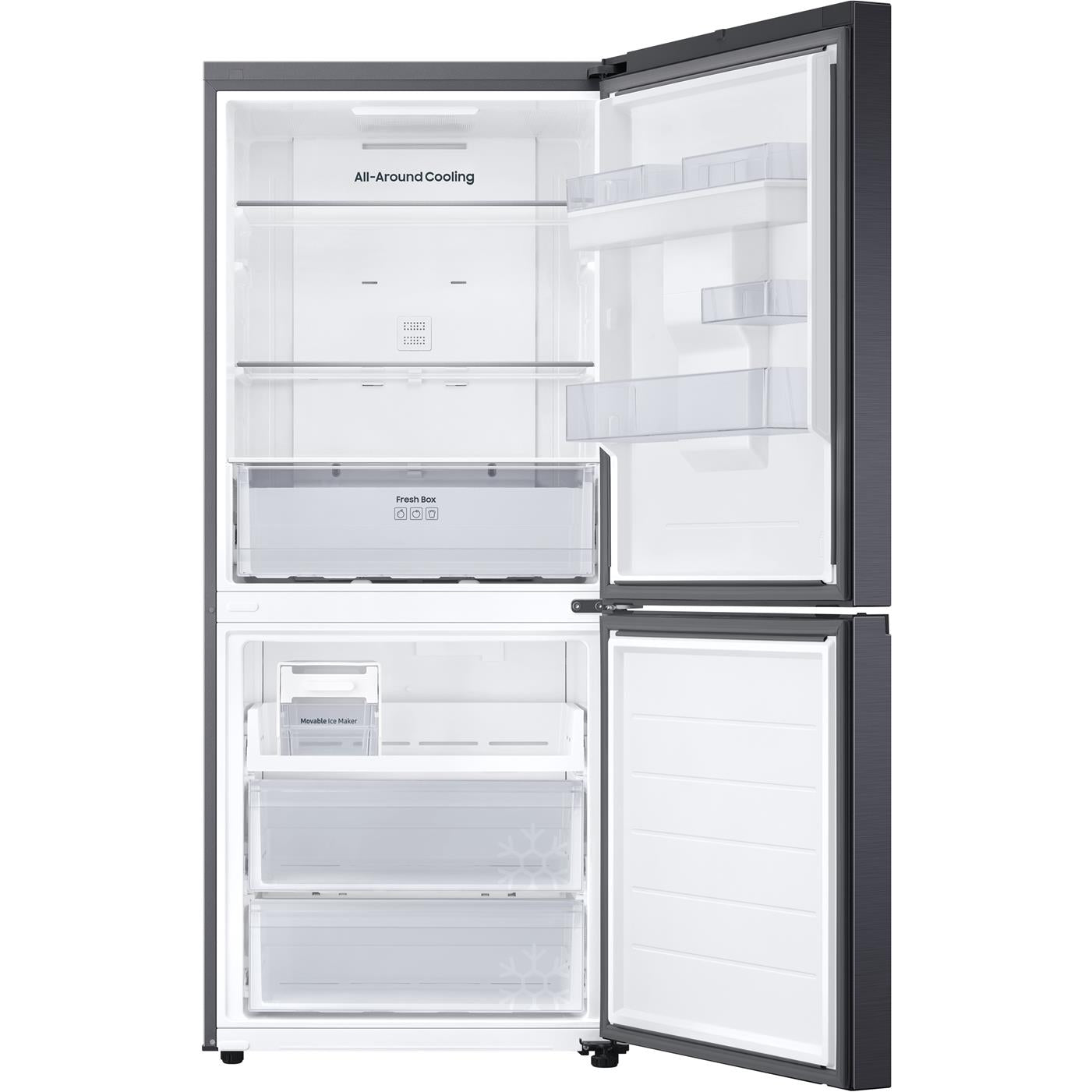 Samsung SRL4600BD 455L Bottom Mount Refrigerator (Black)