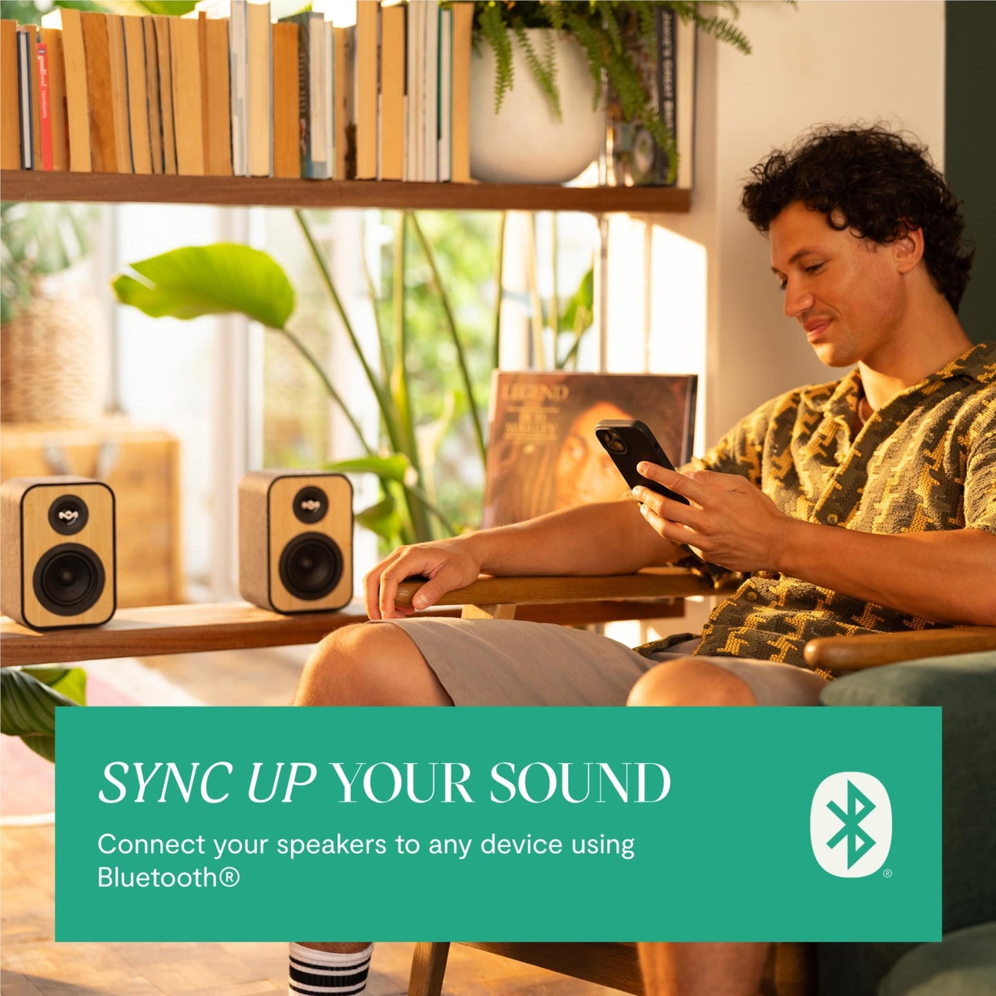 Marley Uplift Bookshelf Speakers