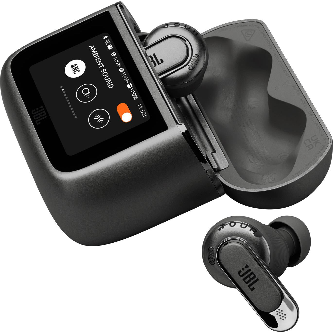 JBL Tour Pro 3 TWS Noise Cancelling Earbuds with Smart Case (Black)